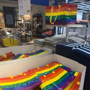 Limited Edition LGBTQ+ KVANTING Ikea bag.